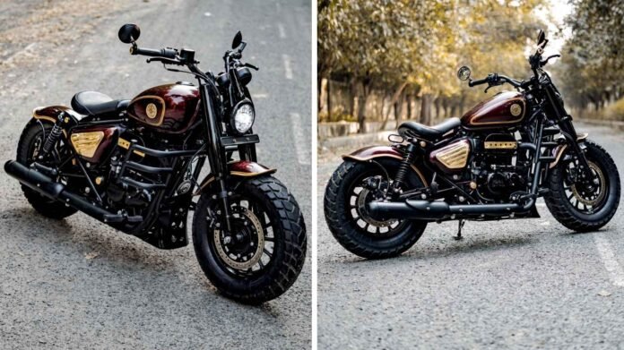 RE Meteor 350 को Bobber में बदला