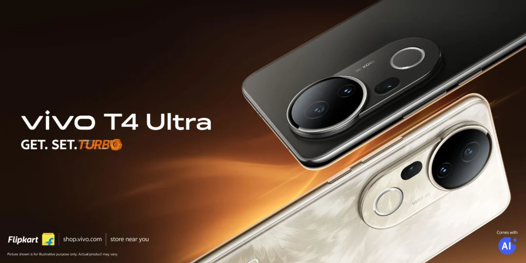 Vivo T4 Ultra लॉन्च 50MP Camera,