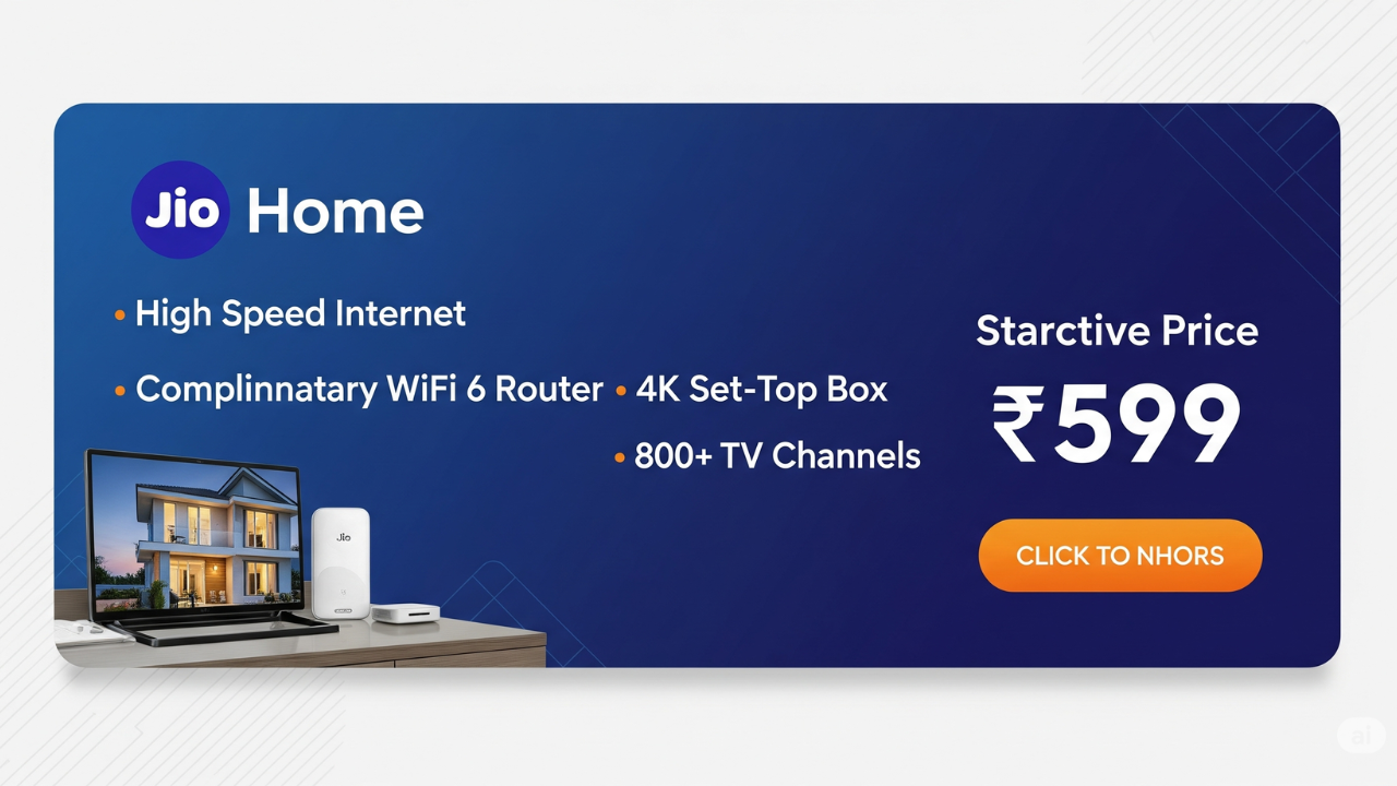 Jio Home: ₹599 से शुरू