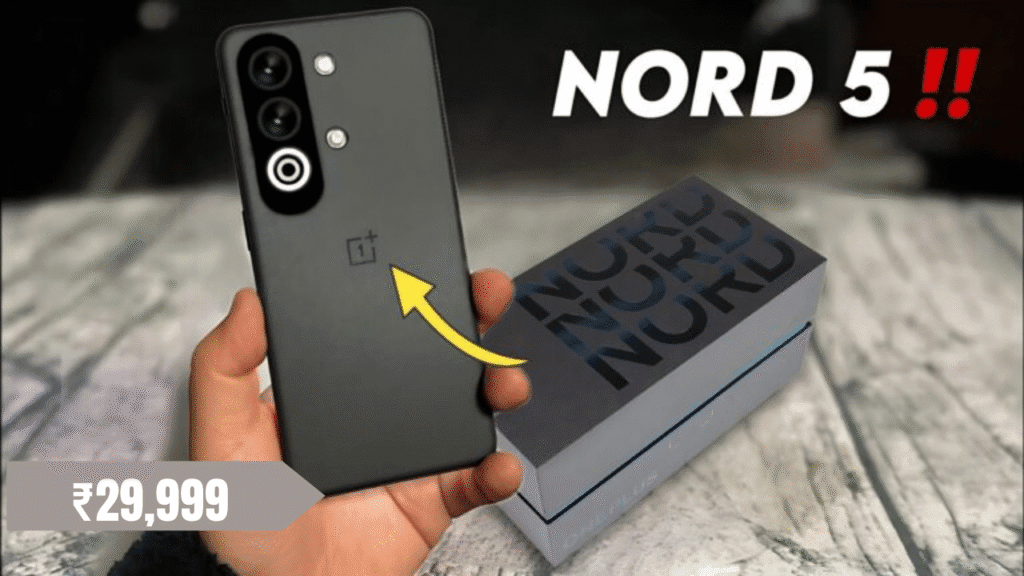 OnePlus Nord 5: सिर्फ ₹29,999 में शानदार लुक
